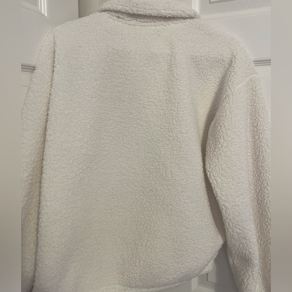 Hollister Gilly Hicks Sherpa Quarter-Zip Pullover - Picture 3 of 7